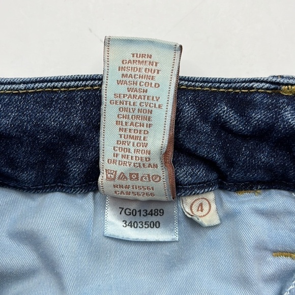 Jen 7 By 7 For All Mankind High Rise Capri Size 4 - Picture 11 of 16